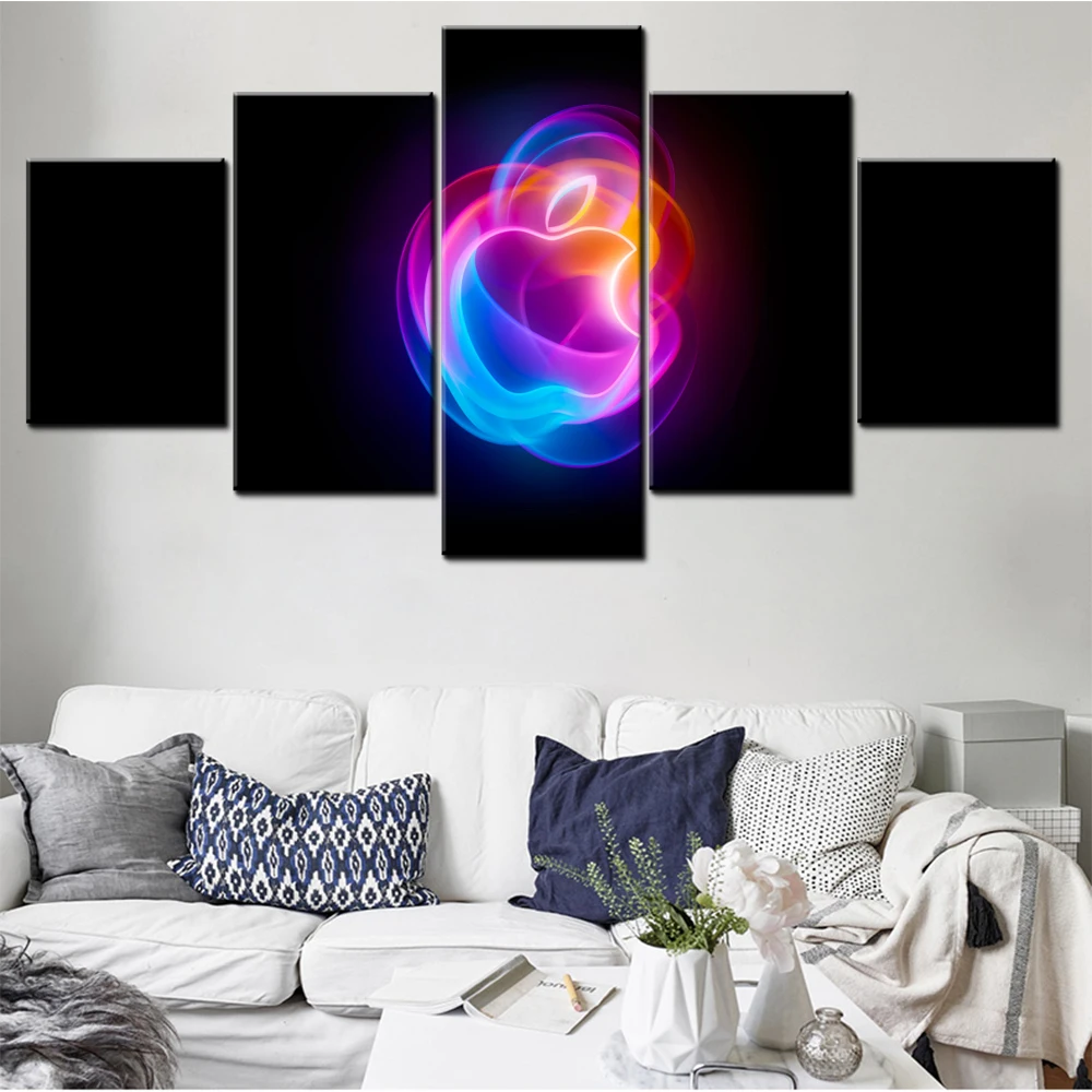 5 Pieces Canvas Wall Arts Poster Painting Technology Its Glowtime Apple Event Wallpaper Home Decor Picture Printing Living Room
5 Pieces Canvas Wall Arts Poster Painting Technology Its Glowtime Apple Event Wallpaper Home Decor Picture Printing Living Room