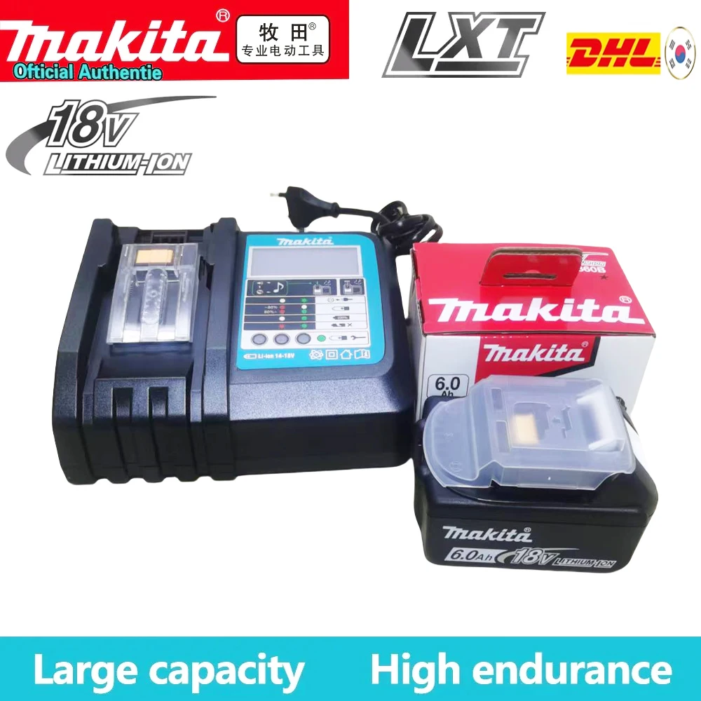 Original Makita 18V 5/6/Ah rechargeable battery, Makita BL1830 BL1840 BL1850 18650 electric drill, screwdriver tool battery,
Original Makita 18V 5/6/Ah rechargeable battery, Makita BL1830 BL1840 BL1850 18650 electric drill, screwdriver tool battery,