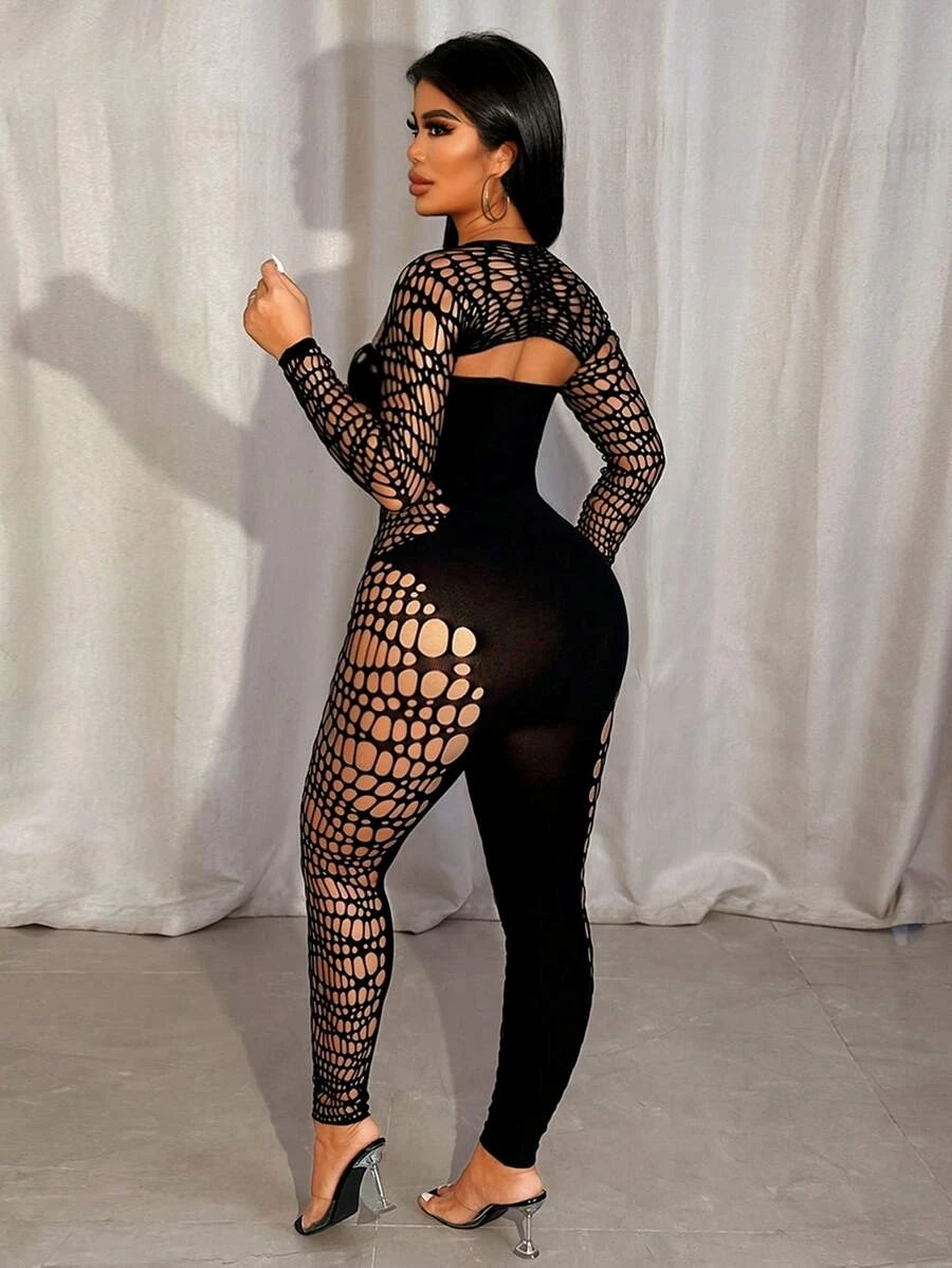 Nibber Sexy Hollow Strapless Jumpsuit+Shawl Women See Through Coquette Hipster Midnight Clubwear Activity Slim Workout Overalls
Nibber Sexy Hollow Strapless Jumpsuit+Shawl Women See Through Coquette Hipster Midnight Clubwear Activity Slim Workout Overalls