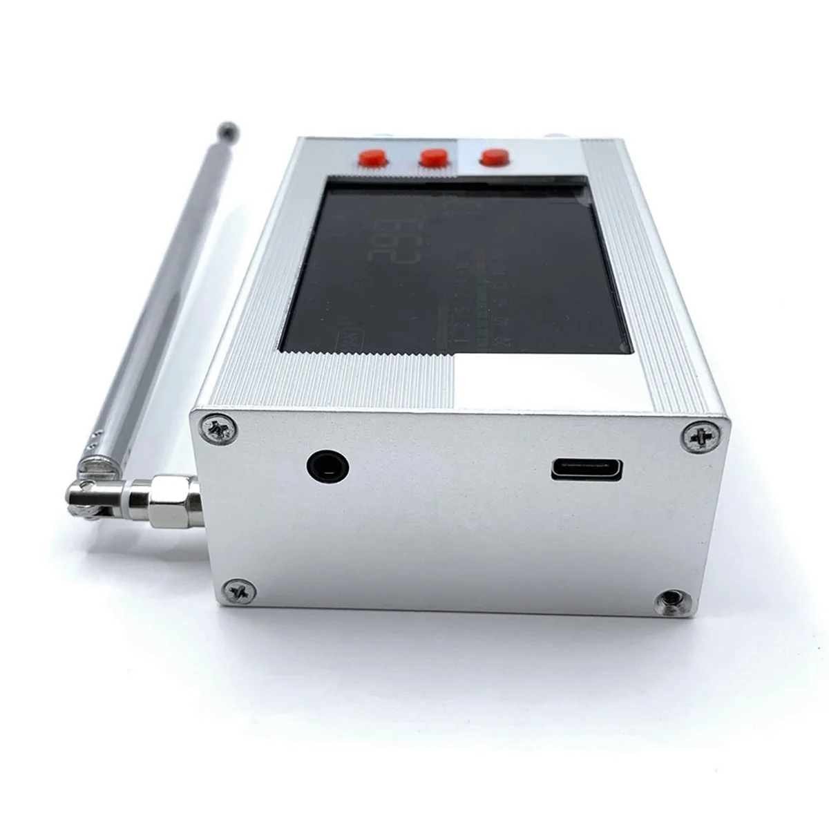 Full Band TEF6686 FM/AM Short Long Wave High Frequency Radio Receiver Telescopic Antenna Silver 144Khz-27000Khz
Full Band TEF6686 FM/AM Short Long Wave High Frequency Radio Receiver Telescopic Antenna Silver 144Khz-27000Khz