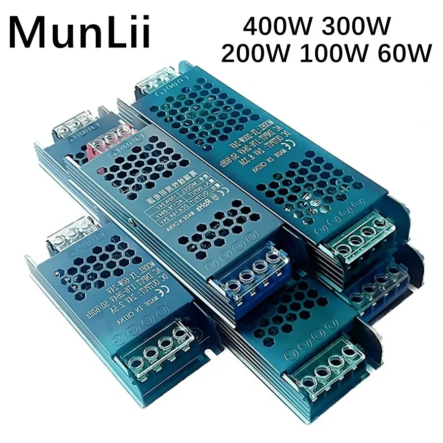 5A 12A Lighting Transformer DC 12V/24V Ultra Thin Power Supply Adapter For 60W 100W 200W 300W 400W LED Strip Switch Driver Lamp
5A 12A Lighting Transformer DC 12V/24V Ultra Thin Power Supply Adapter For 60W 100W 200W 300W 400W LED Strip Switch Driver Lamp