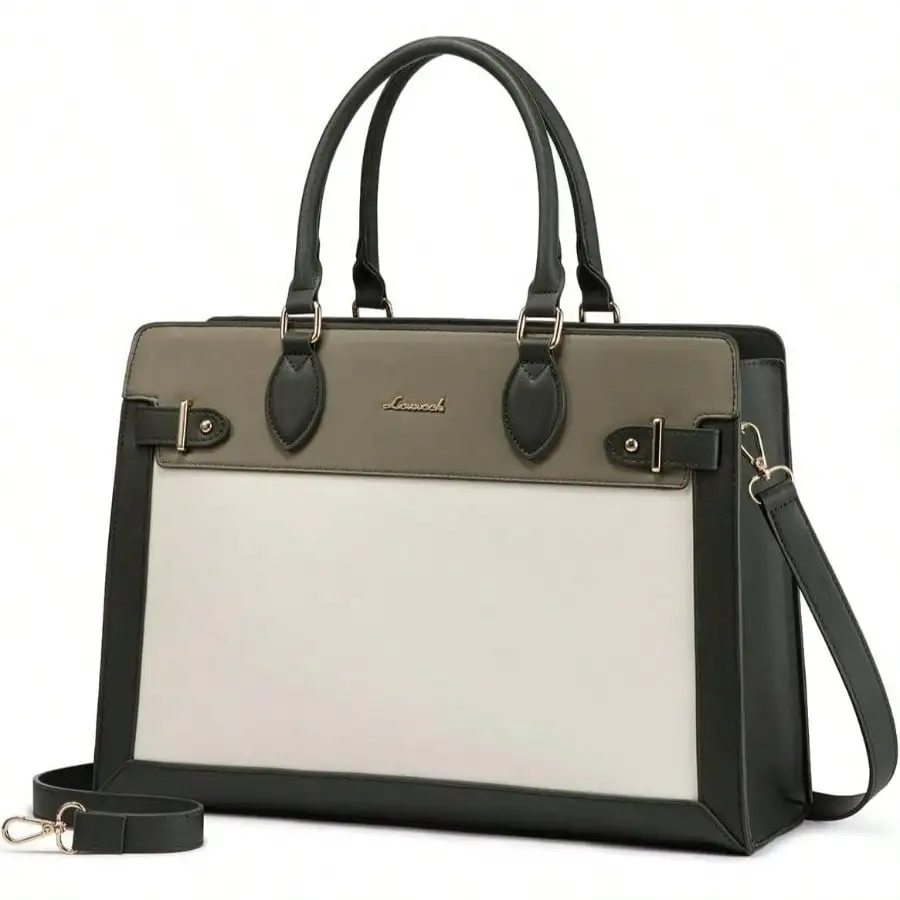 Laptop Bag Women 15.6 Inch Work Tote, Business Computer Briefcase, Waterproof PU Leather Tote Bag Teacher, Office Shoulder Tote Purse
Laptop Bag Women 15.6 Inch Work Tote, Business Computer Briefcase, Waterproof PU Leather Tote Bag Teacher, Office Shoulder Tote Purse
