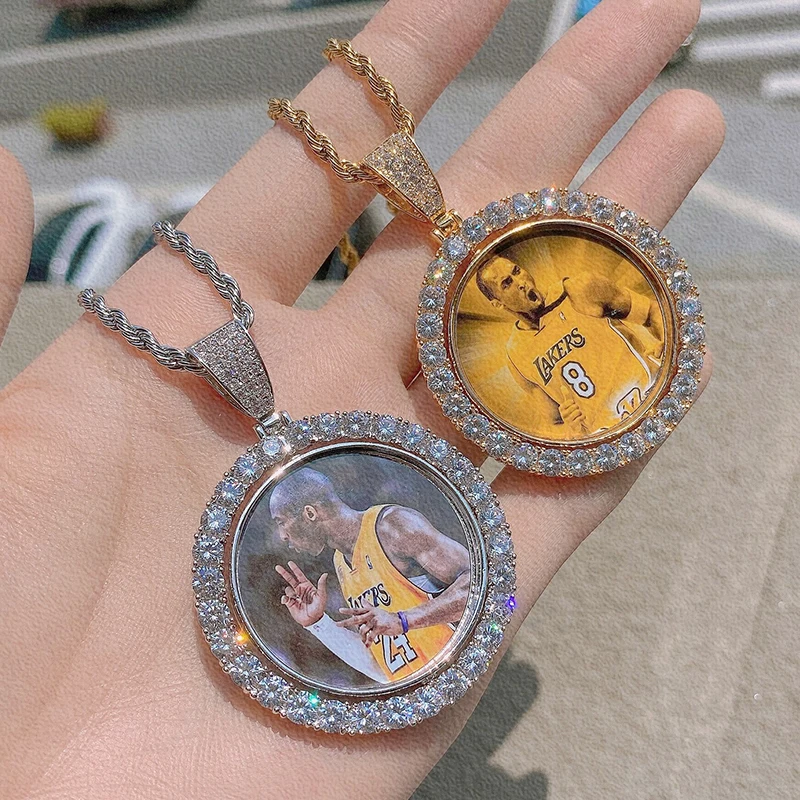Custom Photo Pendant Big Size Medal 4mm Width Stones Side Hip Hop Jewelry Personalized Cubic Zircon Chains Gift
Custom Photo Pendant Big Size Medal 4mm Width Stones Side Hip Hop Jewelry Personalized Cubic Zircon Chains Gift