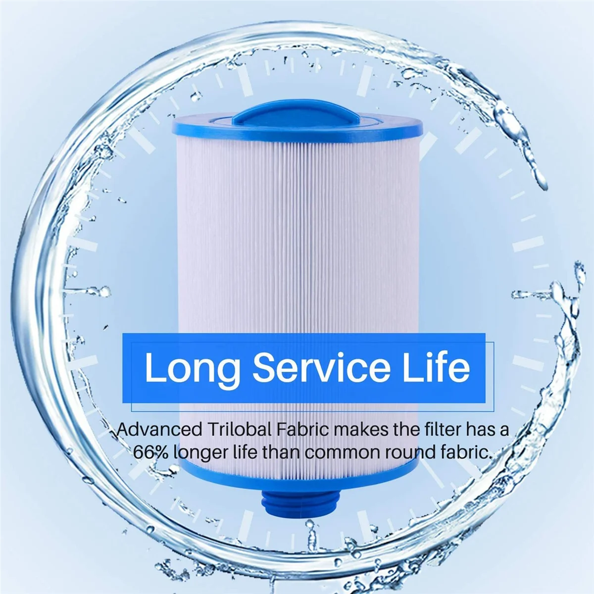 Replacement for Spa Filter PWW50P3(1 1/2Inch Coarse Thread),Unicel 6CH-940,Filbur FC-0359, Waterway Front Access Skimmer HOT
Replacement for Spa Filter PWW50P3(1 1/2Inch Coarse Thread),Unicel 6CH-940,Filbur FC-0359, Waterway Front Access Skimmer HOT