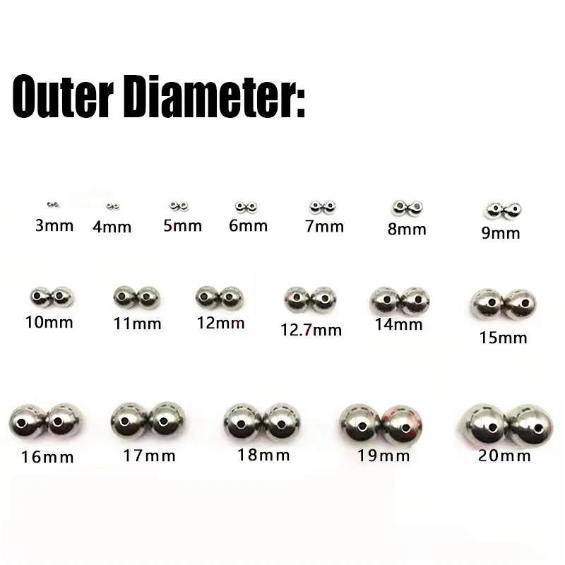 1-50Pcs OD2.5mm-20mmPiercing Stainless Steel Balls Through Hole Unthreaded Steel Bead DIY Jewelry Beading Round Ball Accessories
1-50Pcs OD2.5mm-20mmPiercing Stainless Steel Balls Through Hole Unthreaded Steel Bead DIY Jewelry Beading Round Ball Accessories
