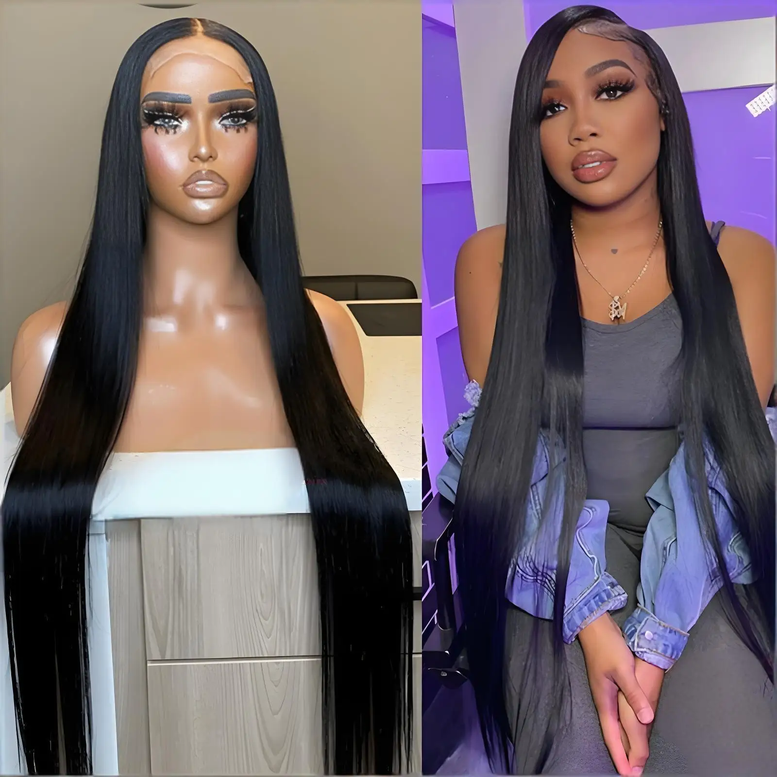 Накладные парики из натуральных волос, 40-44 дюйма, прямые, 13x4, 13x6, HD, с предварительно выщипанными прядями, на прозрачной кружевной основе, плотность 220%, для чернокожих женщин.
Накладные парики из натуральных волос, 40-44 дюйма, прямые, 13x4, 13x6, HD, с предварительно выщипанными прядями, на прозрачной кружевной основе, плотность 220%, для чернокожих женщин.