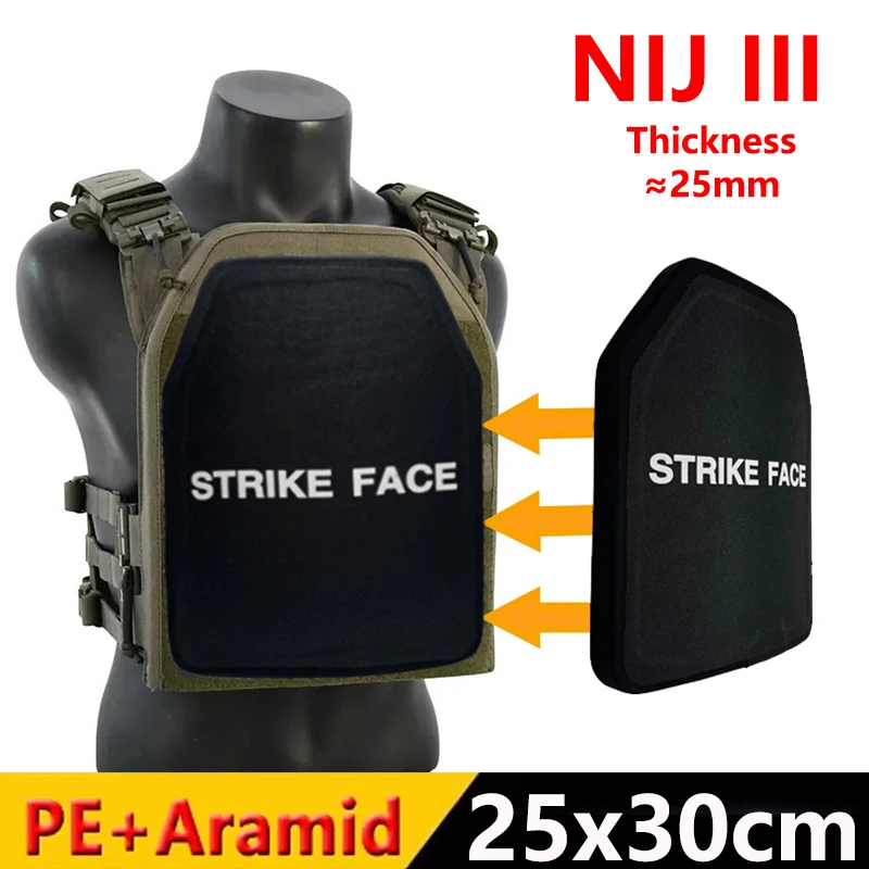 NIJ III Class Light Bulletproof Plate 10X12inch UHMWPE+Aramid Tactical Insertion Plate Backpack Deck Body Armor
NIJ III Class Light Bulletproof Plate 10X12inch UHMWPE+Aramid Tactical Insertion Plate Backpack Deck Body Armor