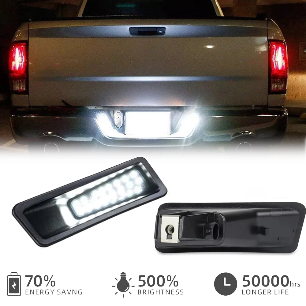 2pcs 18SMD LED White License Number Plate Light Reflector Tag Warning Lamp for Dodge Ram 1500 2019-2023 6000K
2pcs 18SMD LED White License Number Plate Light Reflector Tag Warning Lamp for Dodge Ram 1500 2019-2023 6000K