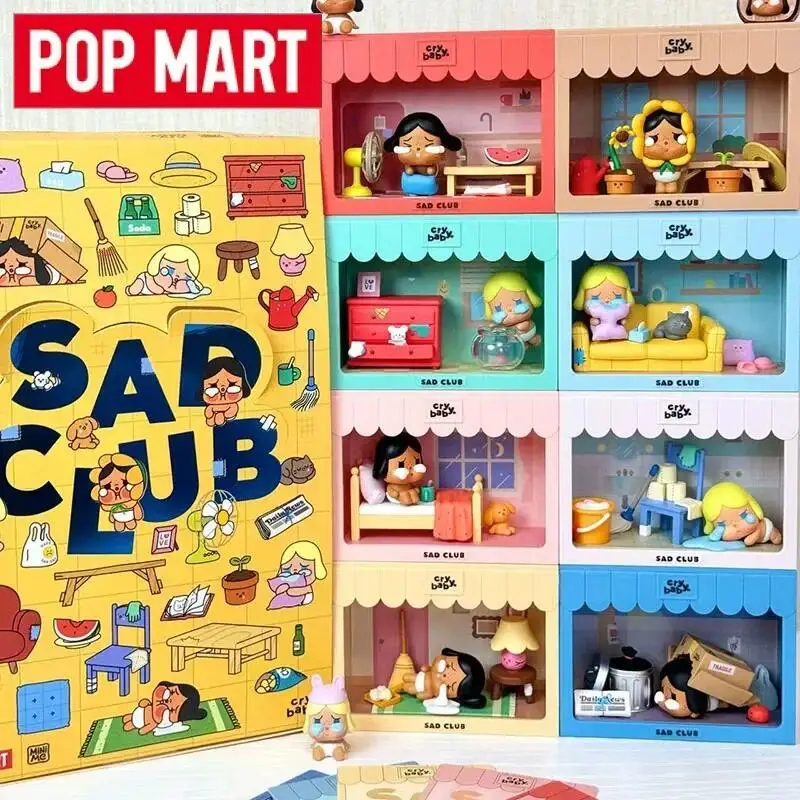 POP MART Crybaby Sad Club Series Наборы сцен слепая коробка игрушки украшения аниме фигурка милые фигурки куклы настольная модель подарок
POP MART Crybaby Sad Club Series Наборы сцен слепая коробка игрушки украшения аниме фигурка милые фигурки куклы настольная модель подарок