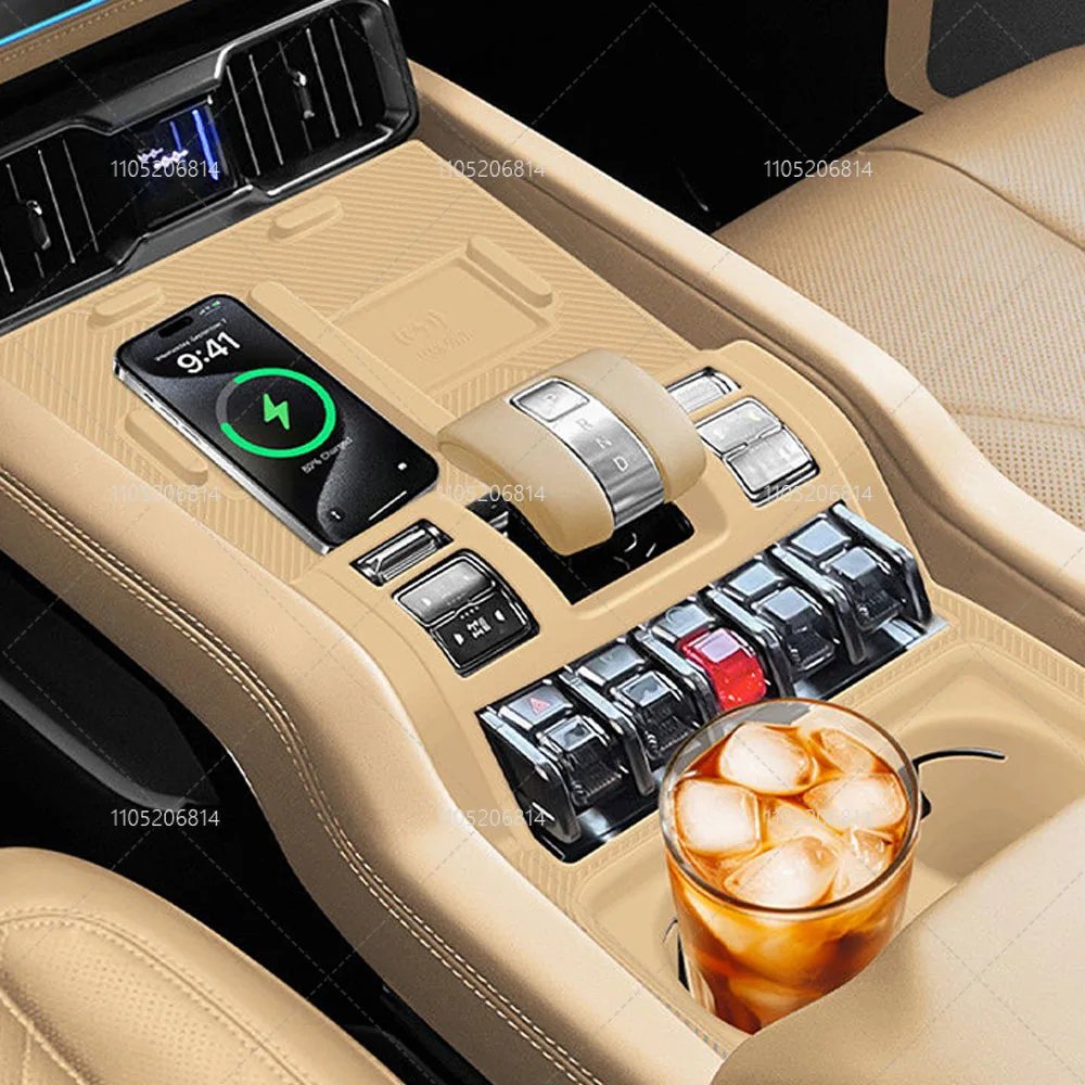 Silicone Car Central Control Gear Shift Panel Wireless Charging pad Decoration Cover Trim For BYD Equation Leopard 8 2024 2025
Silicone Car Central Control Gear Shift Panel Wireless Charging pad Decoration Cover Trim For BYD Equation Leopard 8 2024 2025