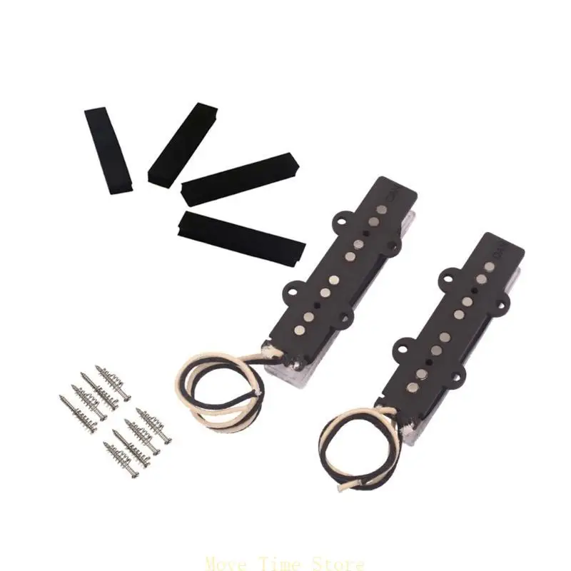 92ME 4-String Guitar Pickups Alnico 5 Bass Pickups Guitar Bridge Pickups with Screws and Springs Electric Guitar Bass Part
92ME 4-String Guitar Pickups Alnico 5 Bass Pickups Guitar Bridge Pickups with Screws and Springs Electric Guitar Bass Part
