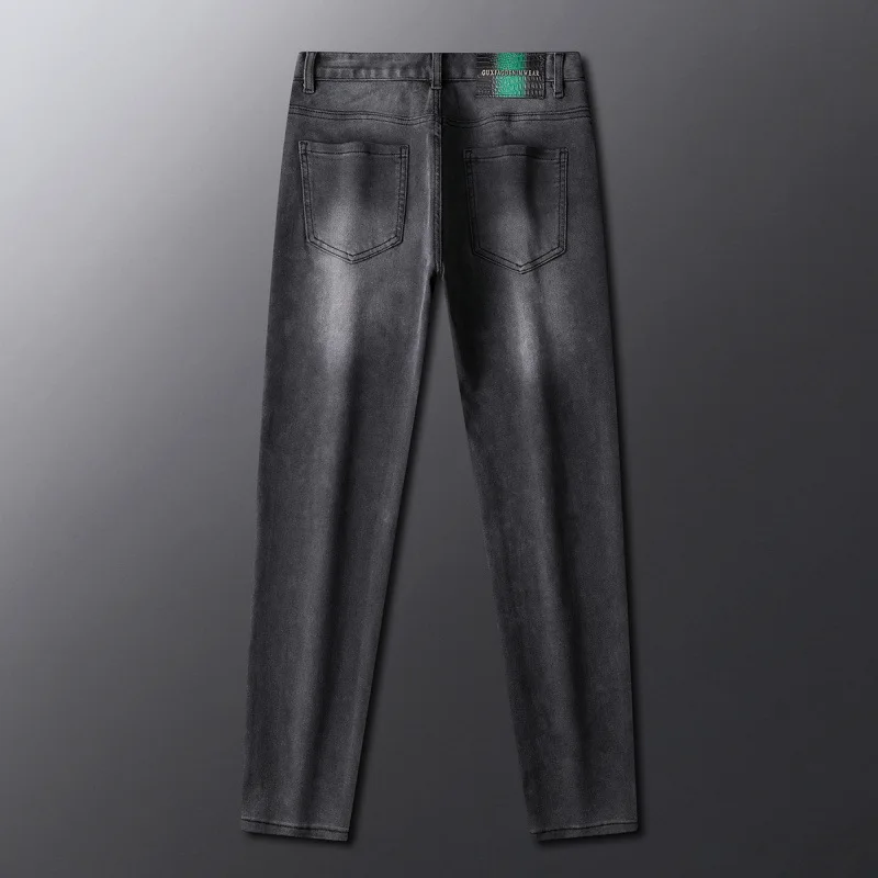 2024 autumn and winter Grey jeans men's thick elastic trend slim fit skinny casual all-match high-end and fashionable pants
2024 autumn and winter Grey jeans men's thick elastic trend slim fit skinny casual all-match high-end and fashionable pants