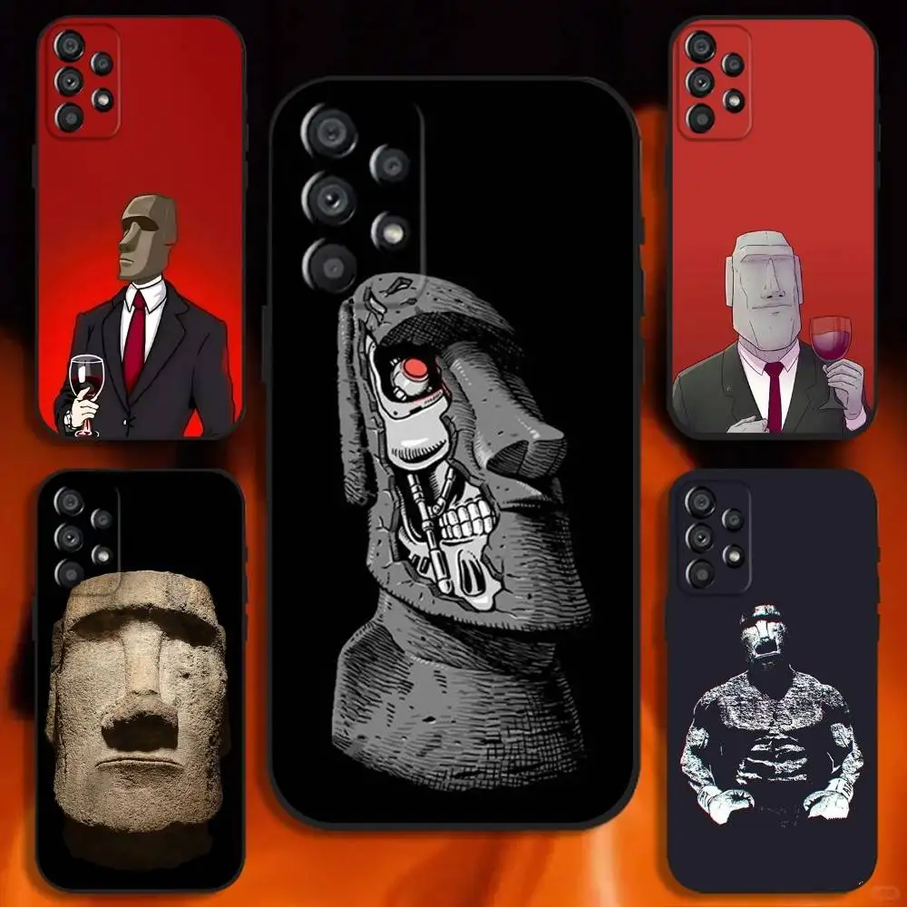 Funny Moai Phone Case For Samsung Galaxy A20,A21s,A22,A31,A32,A52,A53,A72,73,A80 Soft Black Cover
Funny Moai Phone Case For Samsung Galaxy A20,A21s,A22,A31,A32,A52,A53,A72,73,A80 Soft Black Cover