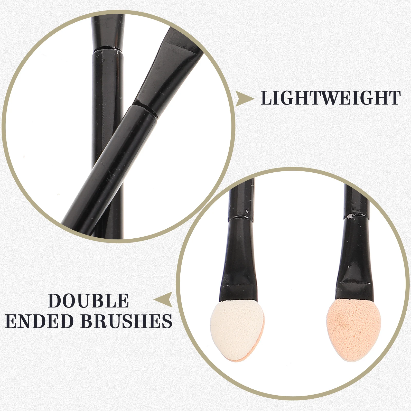 30 Pcs Sponge Eyeshadow Applicator Sticks Brush Long Handle Double-ended Makeup Women
30 Pcs Sponge Eyeshadow Applicator Sticks Brush Long Handle Double-ended Makeup Women