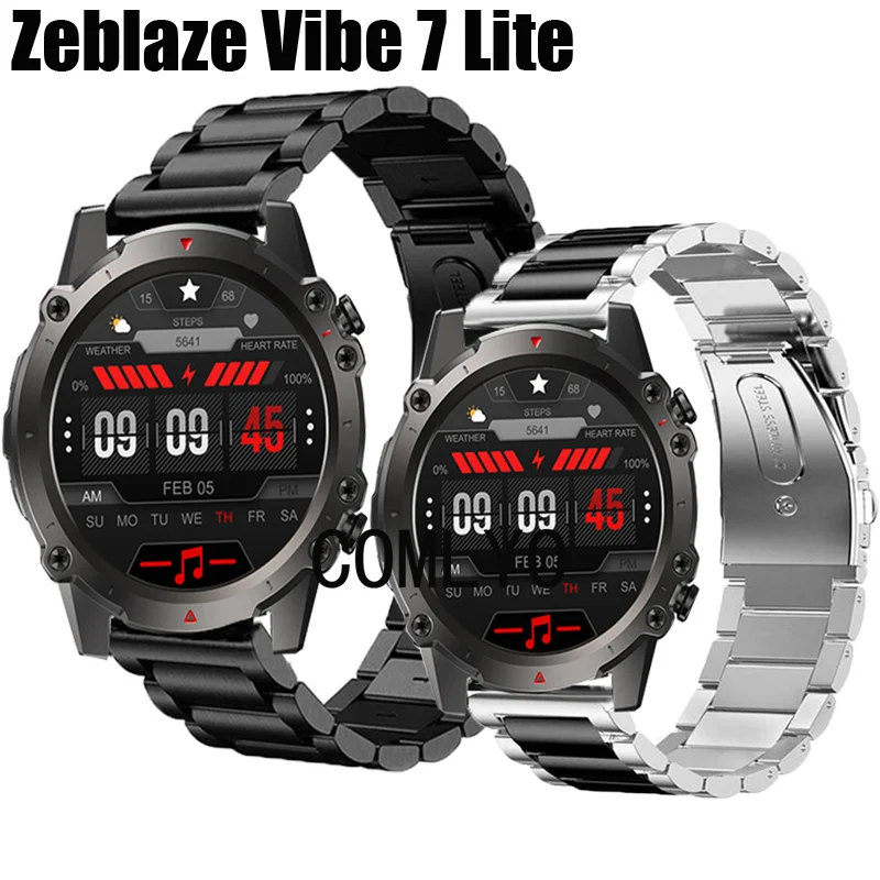 Металлический регулируемый браслет из нержавеющей стали для Zeblaze Vibe 7 lite роскошный ремень для женщин и мужчин
Металлический регулируемый браслет из нержавеющей стали для Zeblaze Vibe 7 lite роскошный ремень для женщин и мужчин