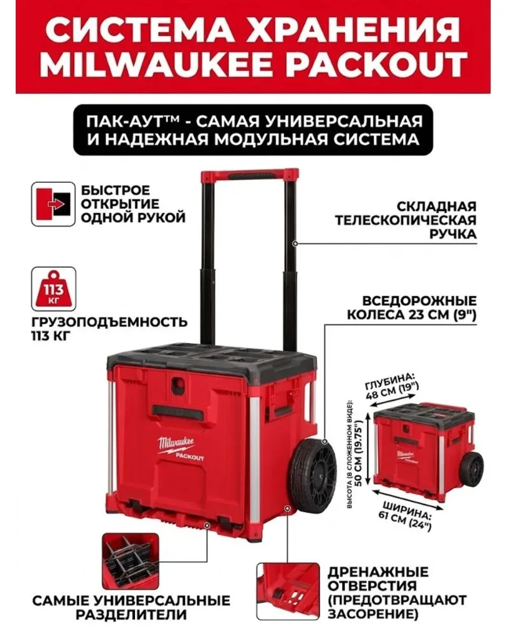 Milwaukee Packout Imported Toolbox Industrial Multi-functional Hardware Home Storage Box - 48-22-8420
Milwaukee Packout Imported Toolbox Industrial Multi-functional Hardware Home Storage Box - 48-22-8420