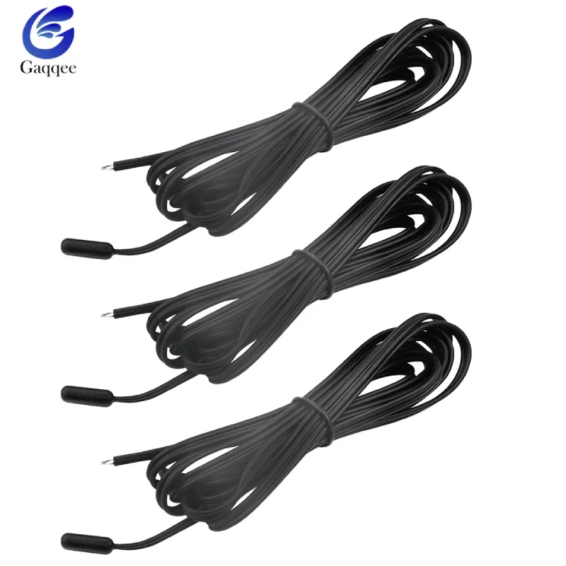 1-10Pcs NTC 10K B3435 Temperature Sensor With Air Waterproof Freeze Protection Probe 1m/ 2m Black Thermometer Sensing Line
1-10Pcs NTC 10K B3435 Temperature Sensor With Air Waterproof Freeze Protection Probe 1m/ 2m Black Thermometer Sensing Line