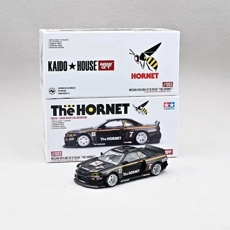 1:64 Kaido House × Mini GT Nissan Syline GT-R R34 Tamiya Hornet V1#7 Diecast Alloy Model Car
1:64 Kaido House × Mini GT Nissan Syline GT-R R34 Tamiya Hornet V1#7 Diecast Alloy Model Car