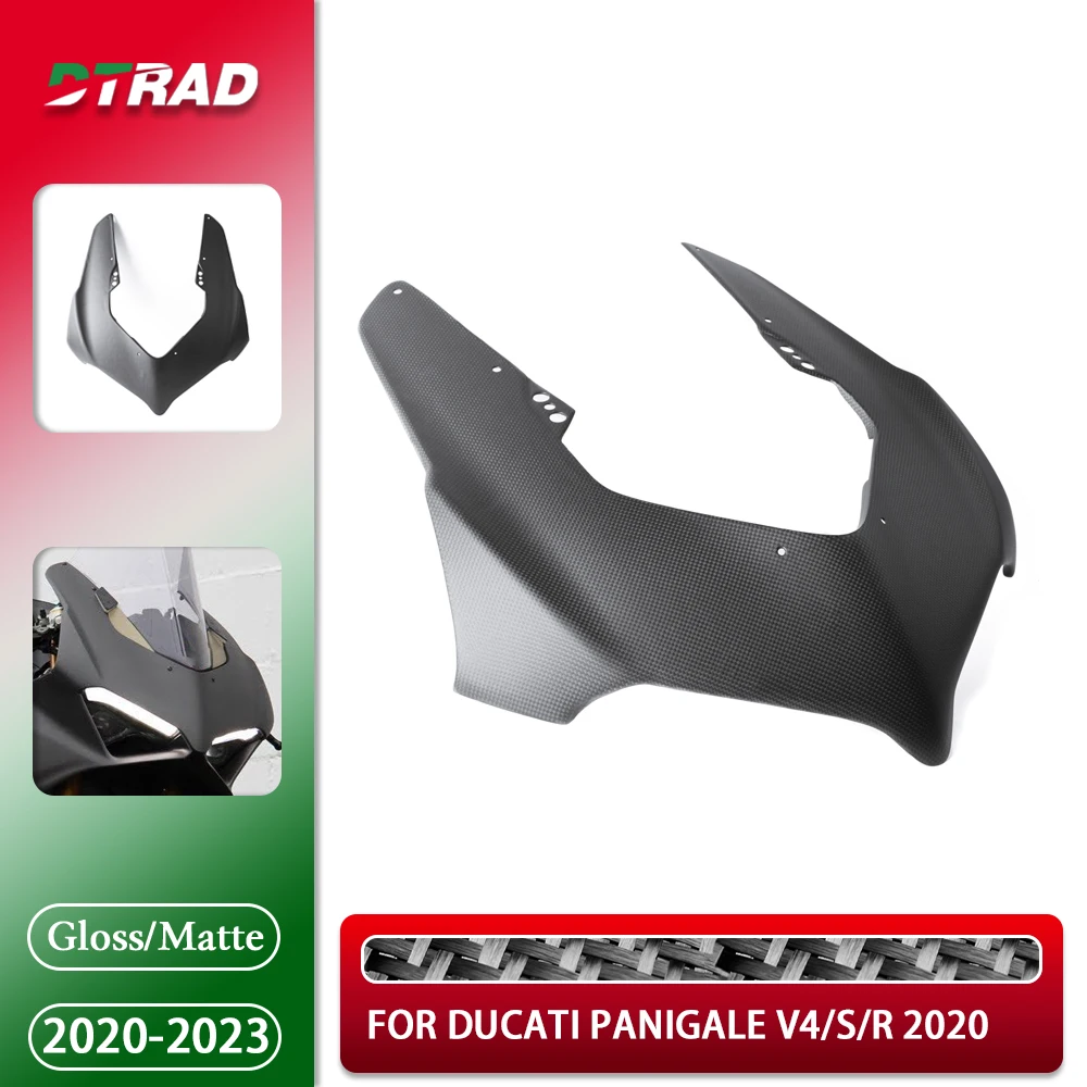 Для Ducati Panigale V4 V4S V4R 2020-2023: 100% карбоновый модифицированный аксессуар для мотоцикла, защита переднего обтекателя (носовой части)
Для Ducati Panigale V4 V4S V4R 2020-2023: 100% карбоновый модифицированный аксессуар для мотоцикла, защита переднего обтекателя (носовой части)