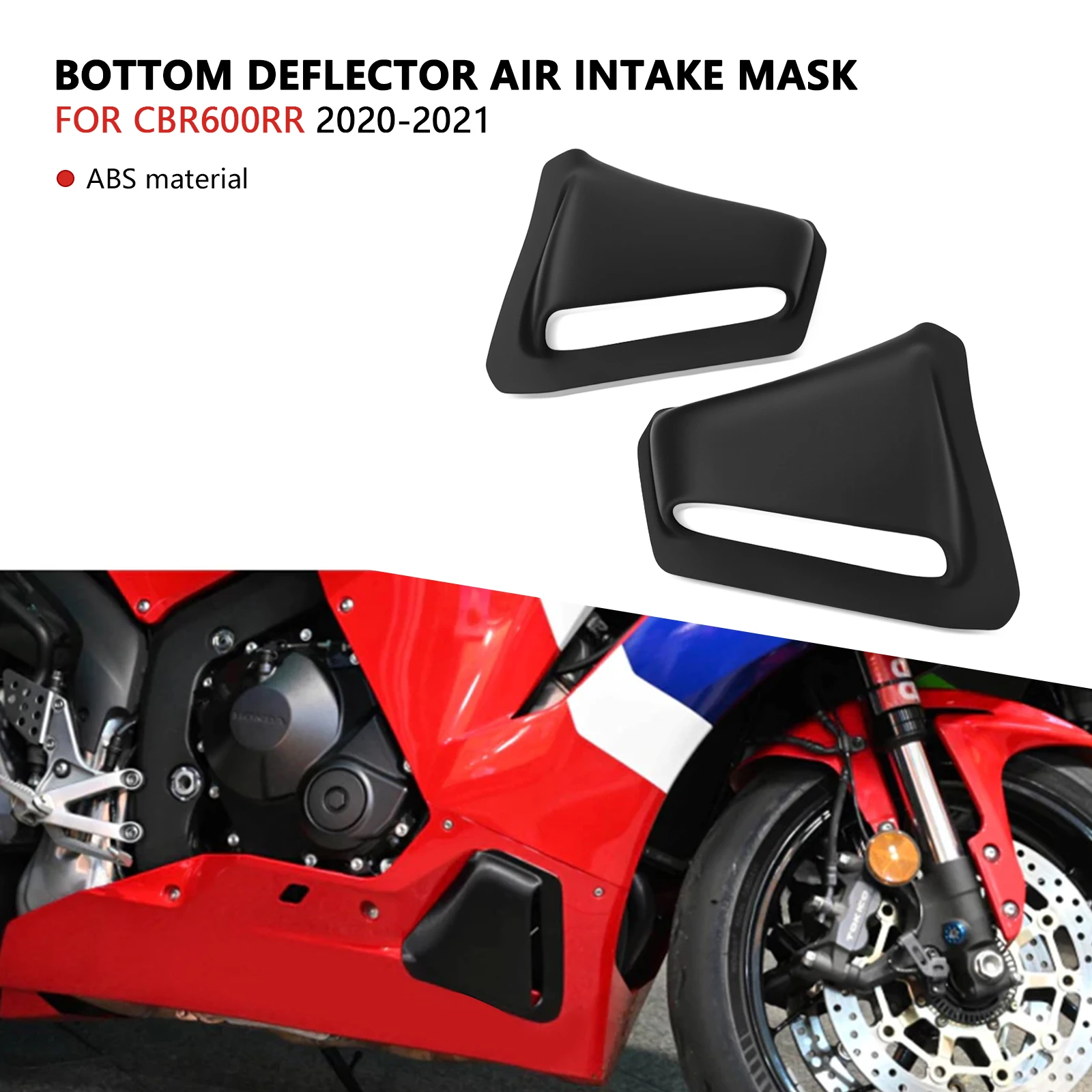 For Motorcycle Accessories Lower Air Intake Cover Side Fairing Panel Cover Spoiler Air Intake Guard CBR 600RR 2020 2021
For Motorcycle Accessories Lower Air Intake Cover Side Fairing Panel Cover Spoiler Air Intake Guard CBR 600RR 2020 2021
