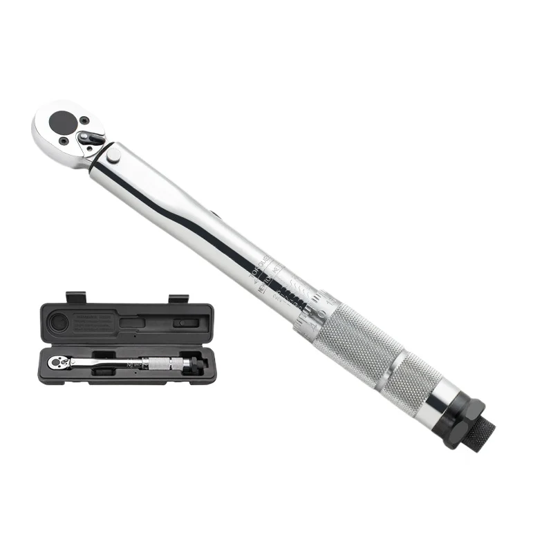 Cross-border 1/4 Torque Wrench Adjustable Torque, Wrench Pre-set Chrome-plated 45 #steel Stamping Scale 6.3mm Head
Cross-border 1/4 Torque Wrench Adjustable Torque, Wrench Pre-set Chrome-plated 45 #steel Stamping Scale 6.3mm Head