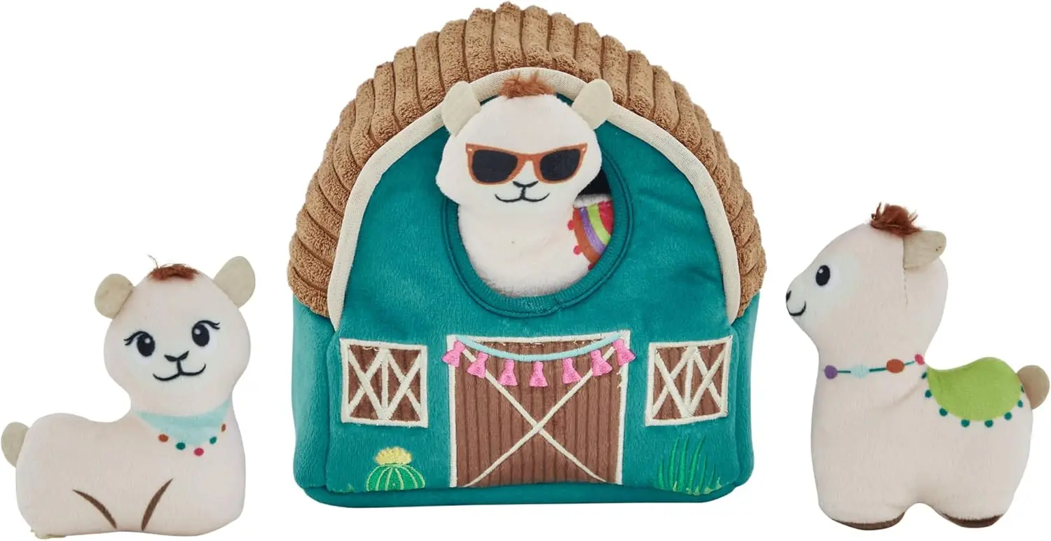 Интерактивная плюшевая игрушка-головоломка для собак с 3 мягкой игрушками-ламами для умственной стимуляции
Интерактивная плюшевая игрушка-головоломка для собак с 3 мягкой игрушками-ламами для умственной стимуляции