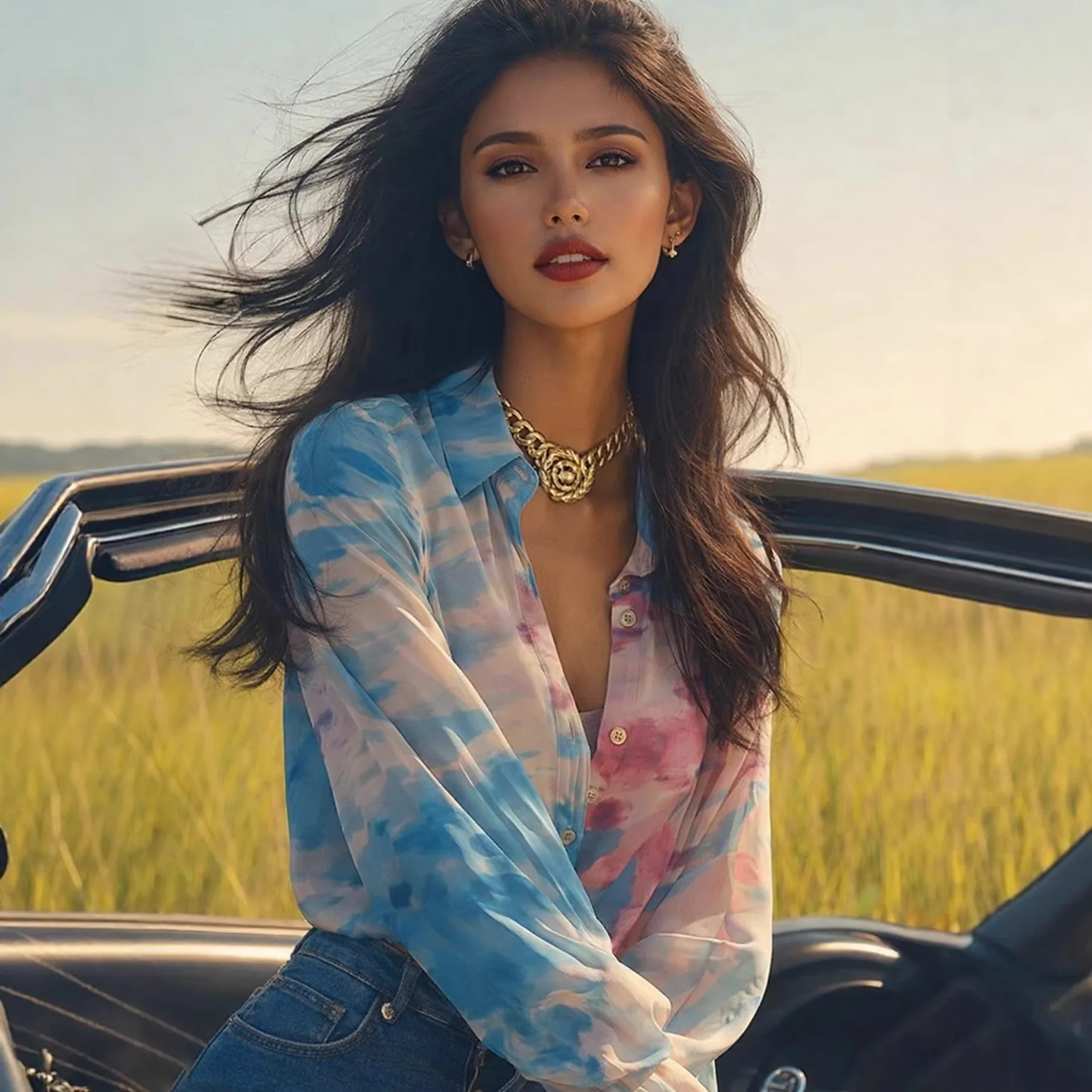 Элегантная и красивая женская рубашка из полиэстера свободного кроя с уникальным дизайном, создающая эффектное впечатление, для повседневной носки
Элегантная и красивая женская рубашка из полиэстера свободного кроя с уникальным дизайном, создающая эффектное впечатление, для повседневной носки