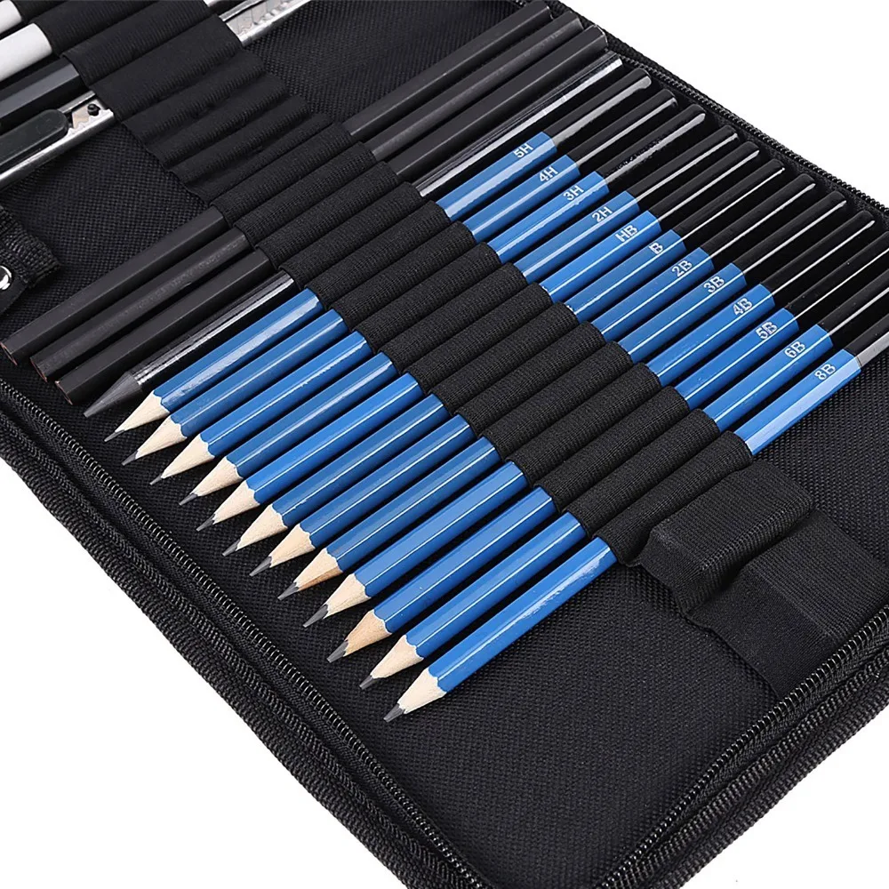 33PCS With Storage Bag Sketch Drawing Set Non Toxic Portable Drawing Supplies Various Styles Sketch Pencil Art Practice
33PCS With Storage Bag Sketch Drawing Set Non Toxic Portable Drawing Supplies Various Styles Sketch Pencil Art Practice