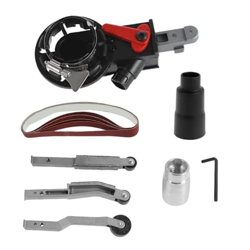 User Friendly Sanding Belt Adapter for 115/125mm Angle Grinder with 10/14mm Thread Designed for Wood and Metal Work
User Friendly Sanding Belt Adapter for 115/125mm Angle Grinder with 10/14mm Thread Designed for Wood and Metal Work