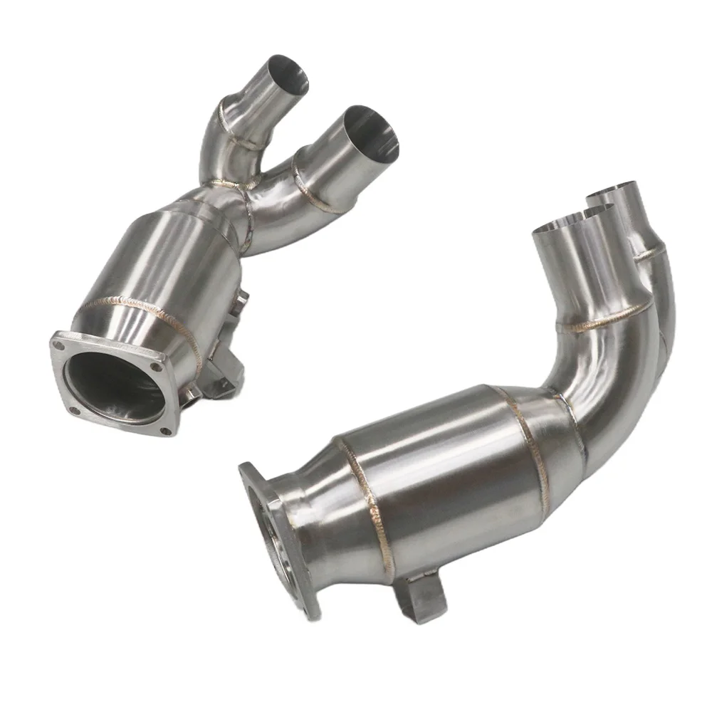 2016-2017 for Porsche 911 3.0T Exhaust Downpipe 304 Stainless Steel Wire Drawing Process New Condition Straight Header
2016-2017 for Porsche 911 3.0T Exhaust Downpipe 304 Stainless Steel Wire Drawing Process New Condition Straight Header
