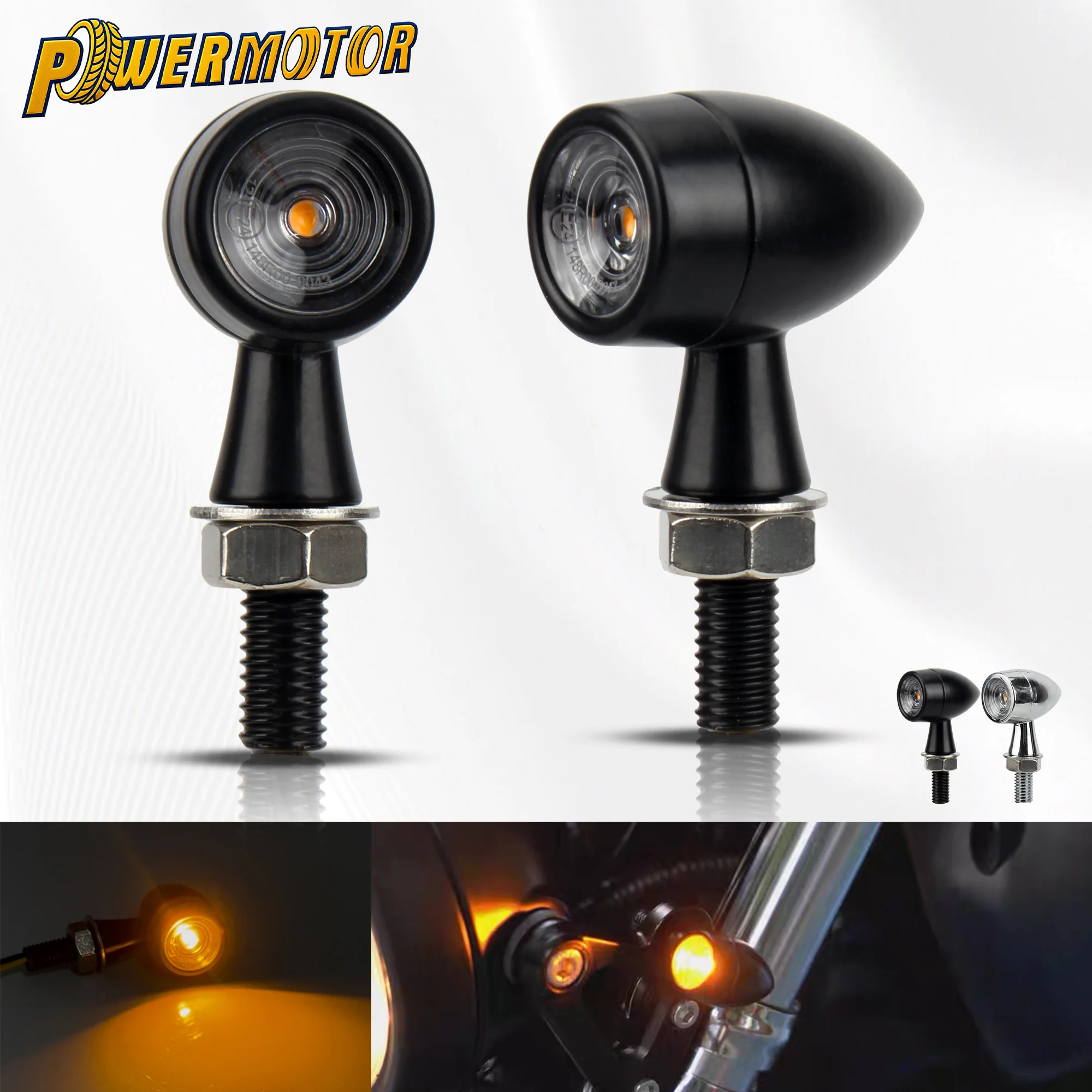 8mm Enduro Scooters Universal LED Mini Turn Signals 12V Motorcycles 3010 Turn Signal Lights Indicator Flashing Light Accessories
8mm Enduro Scooters Universal LED Mini Turn Signals 12V Motorcycles 3010 Turn Signal Lights Indicator Flashing Light Accessories