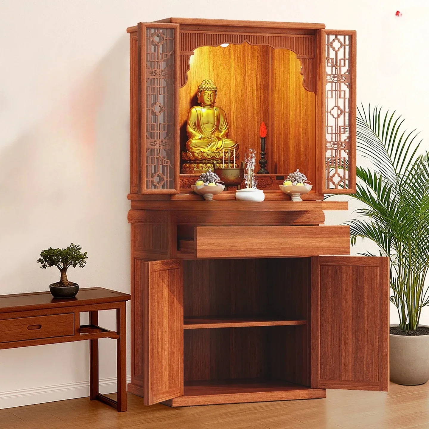 FFNew Chinese Style Standing Cabinet Altar Table Guanyin Bodhisattva Home Buddha Shrine Modern Light Luxury Small
FFNew Chinese Style Standing Cabinet Altar Table Guanyin Bodhisattva Home Buddha Shrine Modern Light Luxury Small