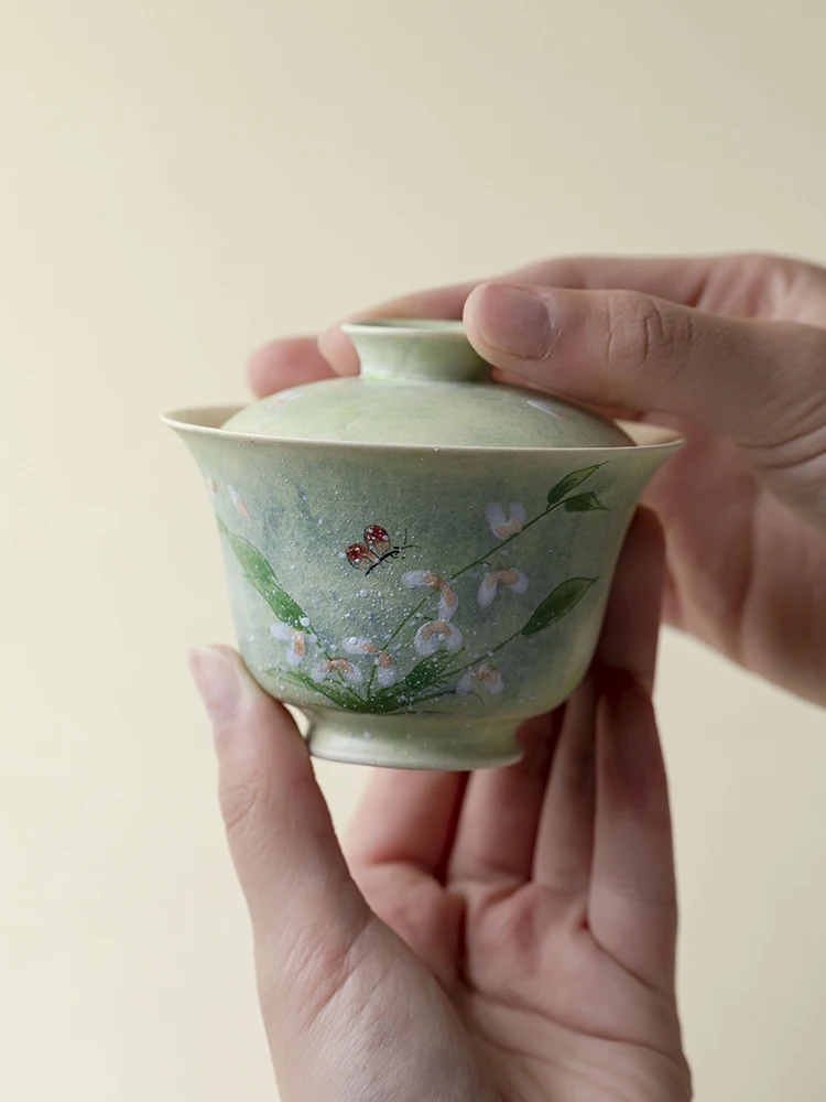 High-End Simple Famille Rose Hand Drawning Oncidium Tureen Creative Brew Tea Bowl Kung Fu Set
High-End Simple Famille Rose Hand Drawning Oncidium Tureen Creative Brew Tea Bowl Kung Fu Set