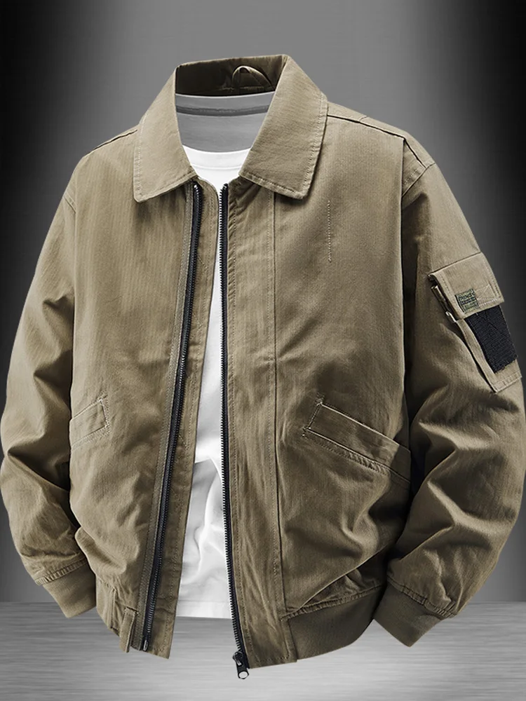 American Retro Detroit Cotton Jaet Men's Spring Autumn Flip Collar Workwear Hard Man Ame a Outerwear Loose Fit Long S...
American Retro Detroit Cotton Jaet Men's Spring Autumn Flip Collar Workwear Hard Man Ame a Outerwear Loose Fit Long S...