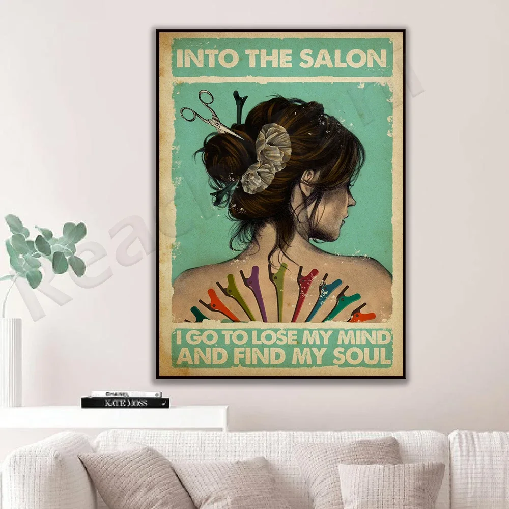 Walk into the salon and I go lose my mind and find my soul wall art list hair stylist beard barber barber shop decor poster
Walk into the salon and I go lose my mind and find my soul wall art list hair stylist beard barber barber shop decor poster