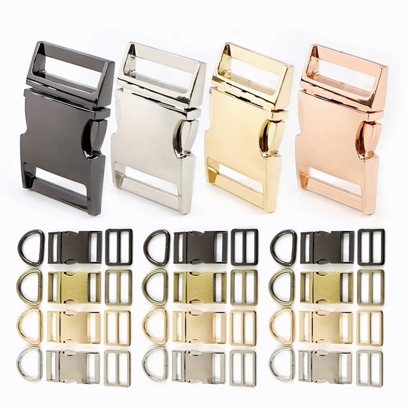 1Set Meetee15-38mm Metal Quick Side Release Buckle Tri Glide Slider Clasp D Ring Buckles Backpack Belt Adjust Hook DIY Accessory
1Set Meetee15-38mm Metal Quick Side Release Buckle Tri Glide Slider Clasp D Ring Buckles Backpack Belt Adjust Hook DIY Accessory