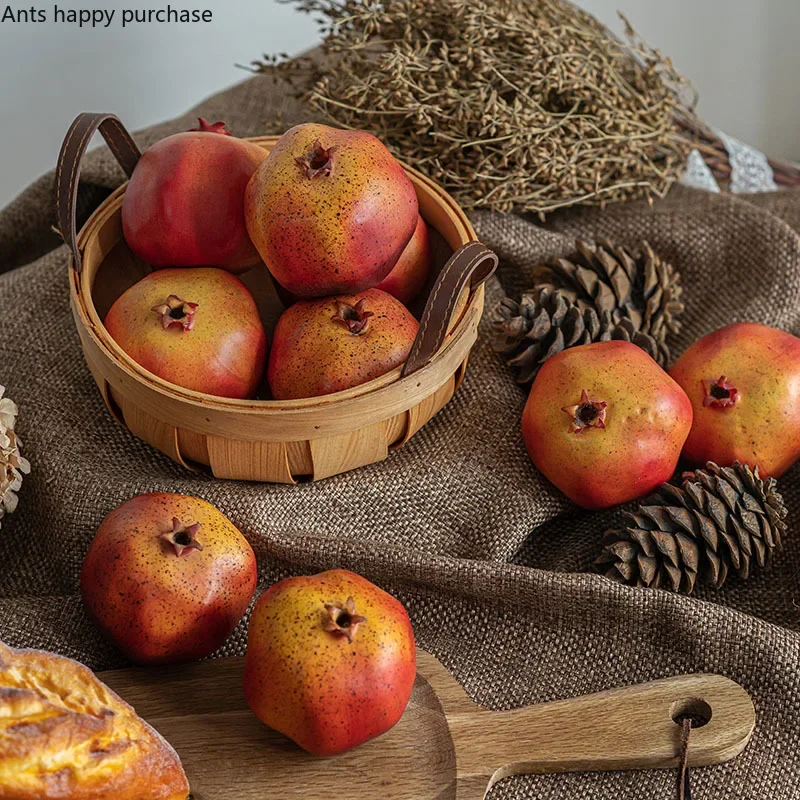 Simulation Fruit Artificial Pomegranate Green Red Fake Pomegranate Model Artificial Fruits Photography Props Decoration Crafts
Simulation Fruit Artificial Pomegranate Green Red Fake Pomegranate Model Artificial Fruits Photography Props Decoration Crafts