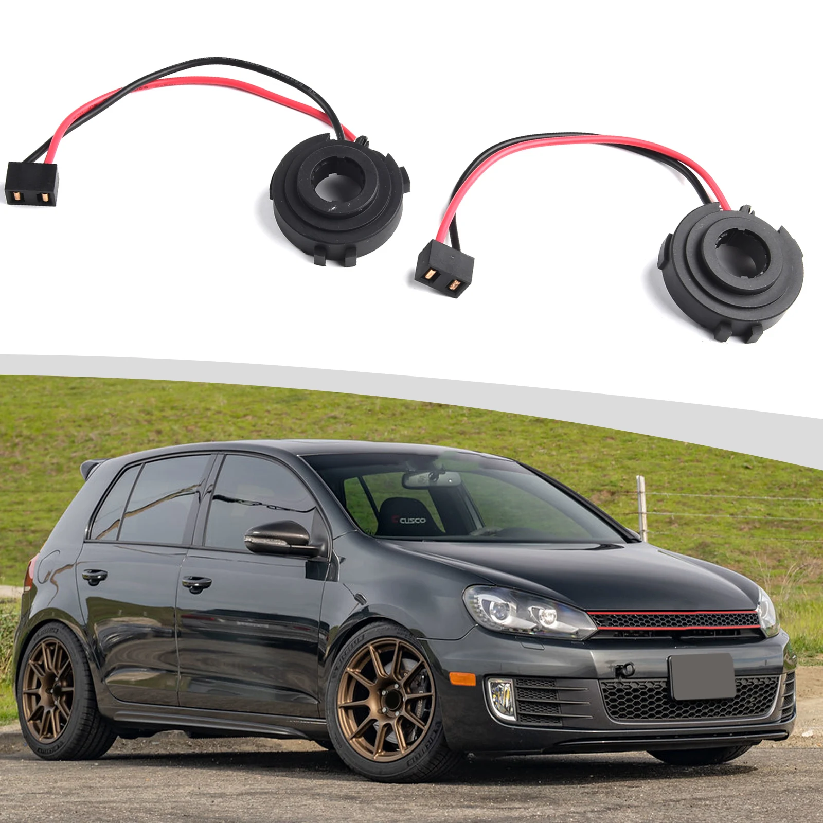 2Pcs H7 LED Socket Adapter Headlight Bases Retainer For Golf MK7 For Touran Home DIY Repair Replacement Vehicle Accessories
2Pcs H7 LED Socket Adapter Headlight Bases Retainer For Golf MK7 For Touran Home DIY Repair Replacement Vehicle Accessories