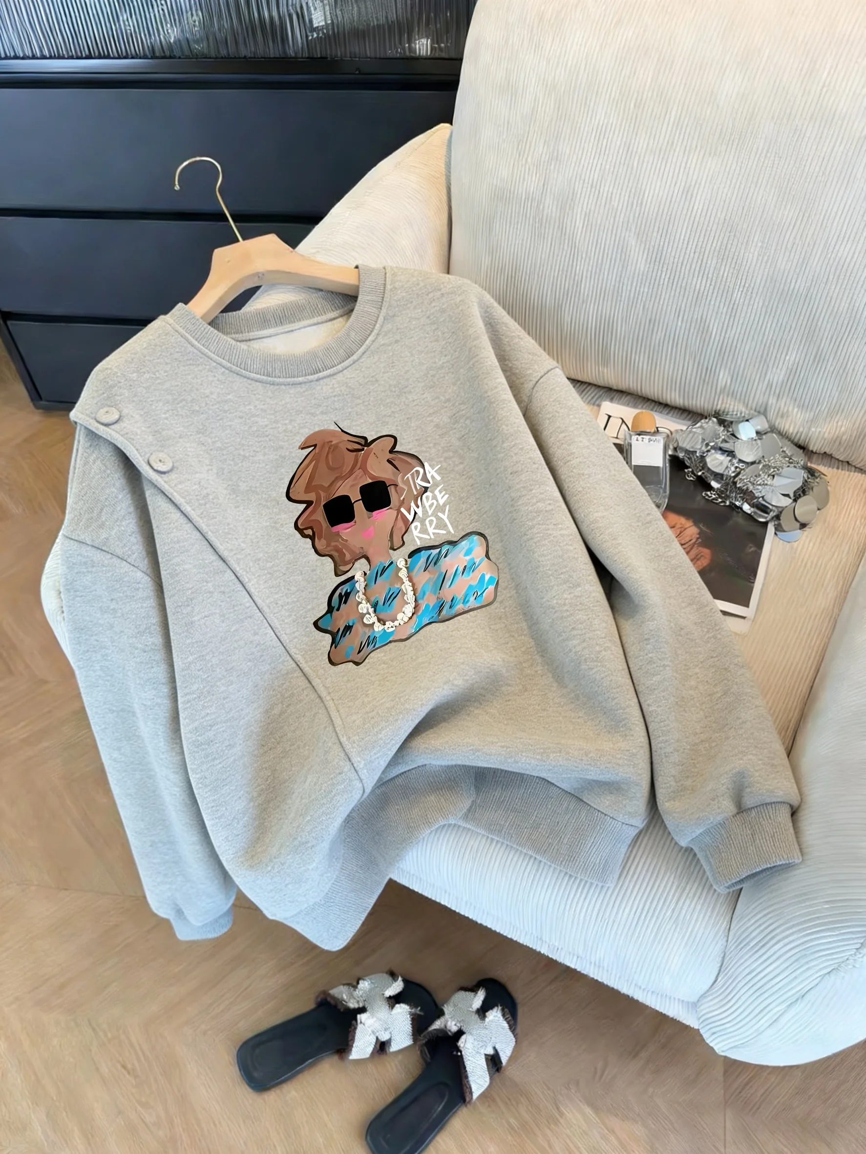 Модный круглый свитшот с принтом Ne, свободный крой, мужской повседневный топ Lazy Sle на весну и осень, удобная винтажная свободная одежда
Модный круглый свитшот с принтом Ne, свободный крой, мужской повседневный топ Lazy Sle на весну и осень, удобная винтажная свободная одежда