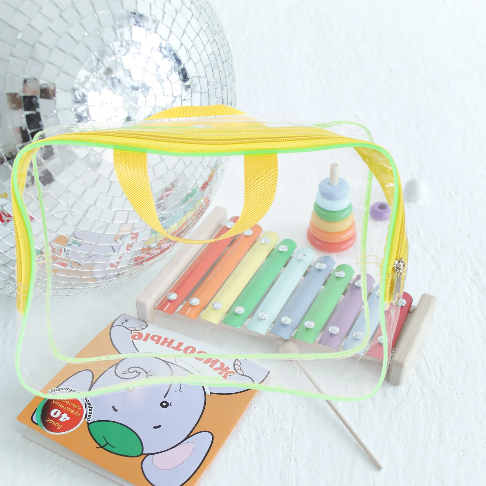 Clear Percussion Instrument Set Toddler Toys Bag Backpack Kids Transparent Pvc Baby
Clear Percussion Instrument Set Toddler Toys Bag Backpack Kids Transparent Pvc Baby