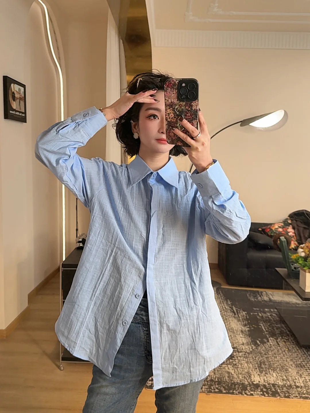 Loose Fit Cotton Shirt for Women Casual Style Long Sleeve Commute Friendly Breathable Lightweight Ultra Light Outerwear
Loose Fit Cotton Shirt for Women Casual Style Long Sleeve Commute Friendly Breathable Lightweight Ultra Light Outerwear