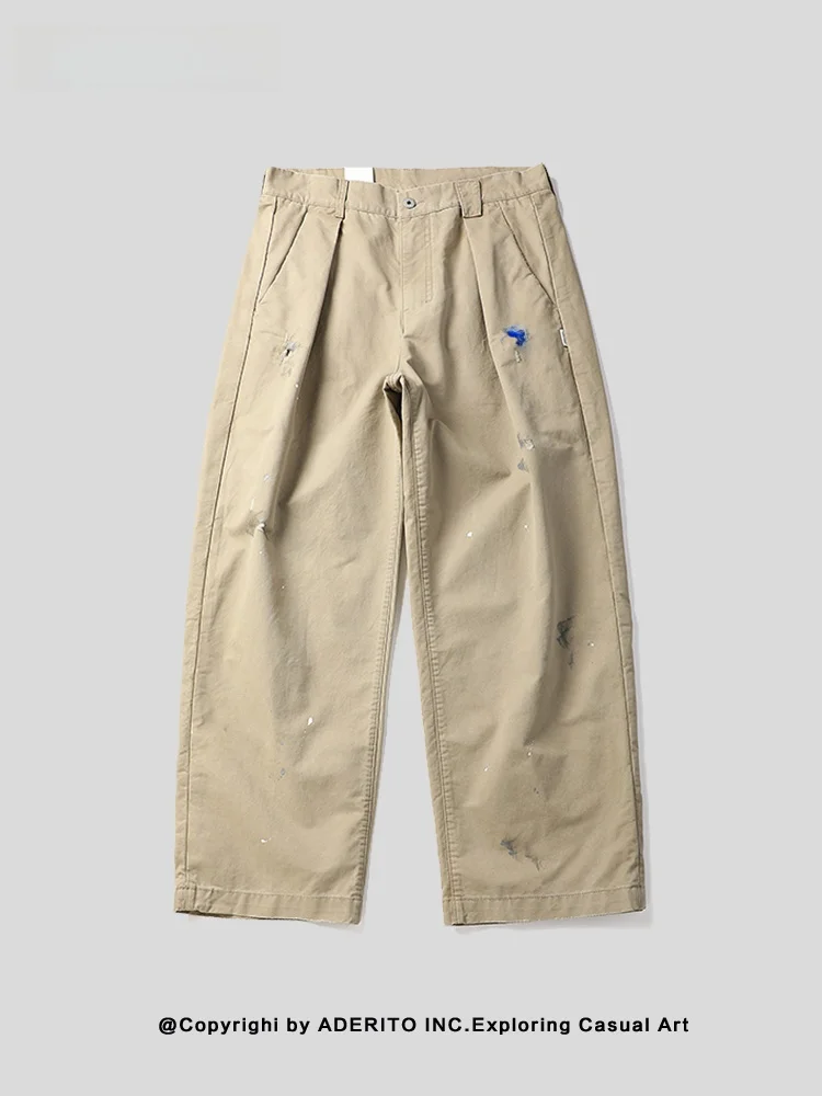 NANA Japanese Workwear Sle Men's Loose Straight Leg Pants Street Faion Brand Long Trousers Embroidery All-Match Casual Pants
NANA Japanese Workwear Sle Men's Loose Straight Leg Pants Street Faion Brand Long Trousers Embroidery All-Match Casual Pants