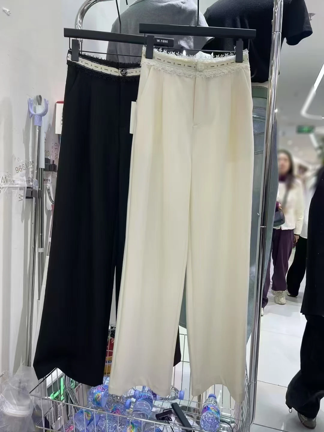 Ele Casual Straight Leg Pants Women's Spring Summer Lace Trim Waist Pants Dra Floor-Length Wide Leg Suit Pants
Ele Casual Straight Leg Pants Women's Spring Summer Lace Trim Waist Pants Dra Floor-Length Wide Leg Suit Pants