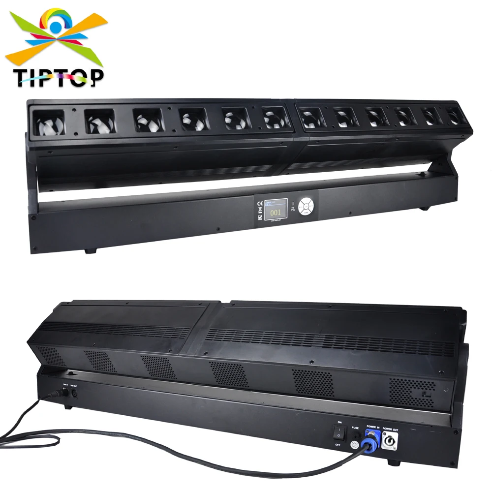 TIPTOP 12x40W RGBW 4IN1 Color Pixel Led Zoom Moving Head Bar Beam Light 20/57 Channels Disco Wall Matrix Wash Beam 2IN1 Light
TIPTOP 12x40W RGBW 4IN1 Color Pixel Led Zoom Moving Head Bar Beam Light 20/57 Channels Disco Wall Matrix Wash Beam 2IN1 Light