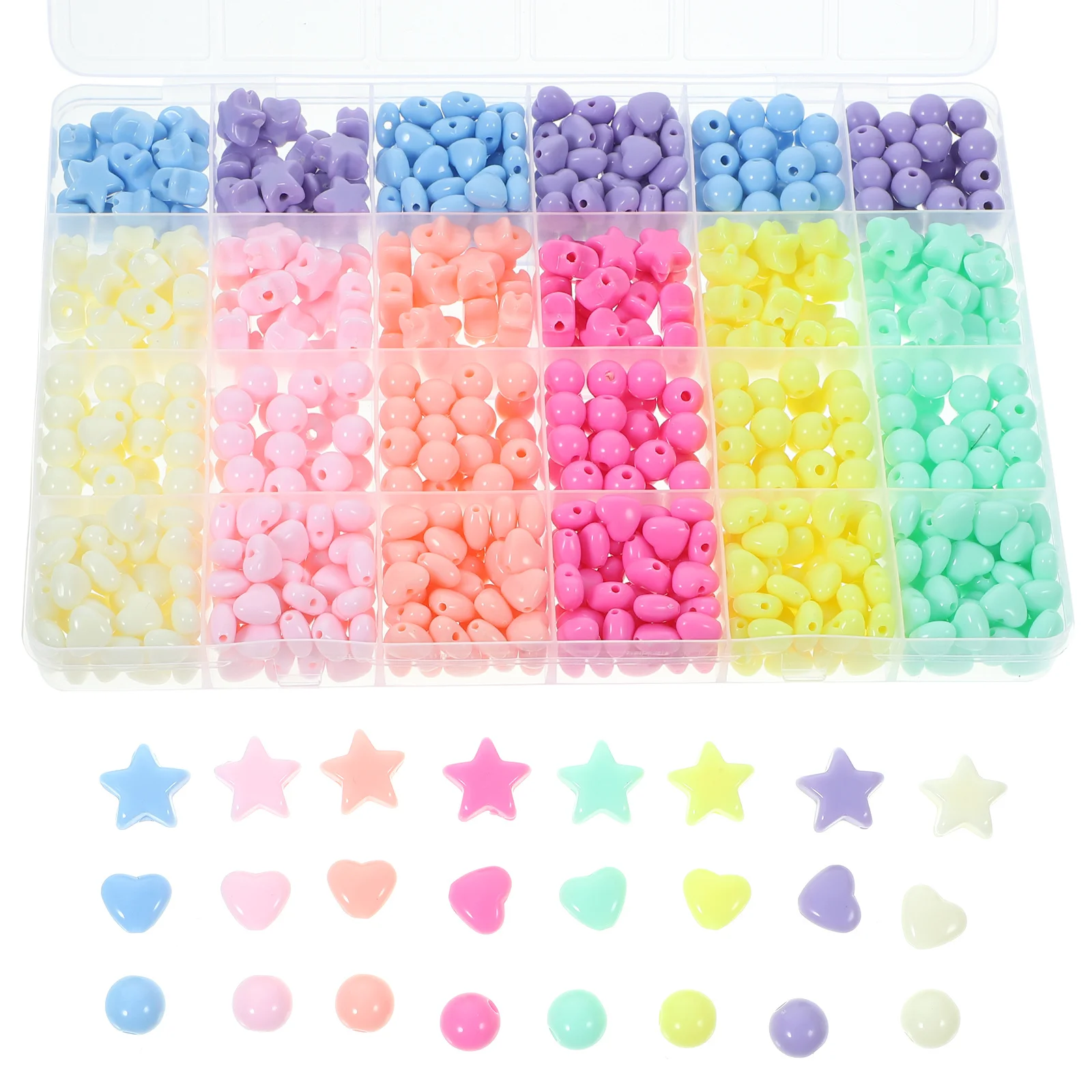 1 Box Kids Bead Accessories DIY Colorful Acrylic Beads for Bracelets Earrings Hair Jewelry Craft Projects Decorative Small Beads
1 Box Kids Bead Accessories DIY Colorful Acrylic Beads for Bracelets Earrings Hair Jewelry Craft Projects Decorative Small Beads