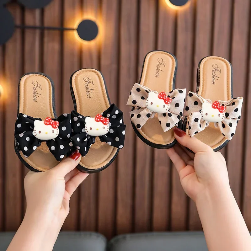 Shoes sizes smaller Sanrio hello kitty children slippers girls princess shoes non-slip soft bottom cute sandals and slippers
Shoes sizes smaller Sanrio hello kitty children slippers girls princess shoes non-slip soft bottom cute sandals and slippers