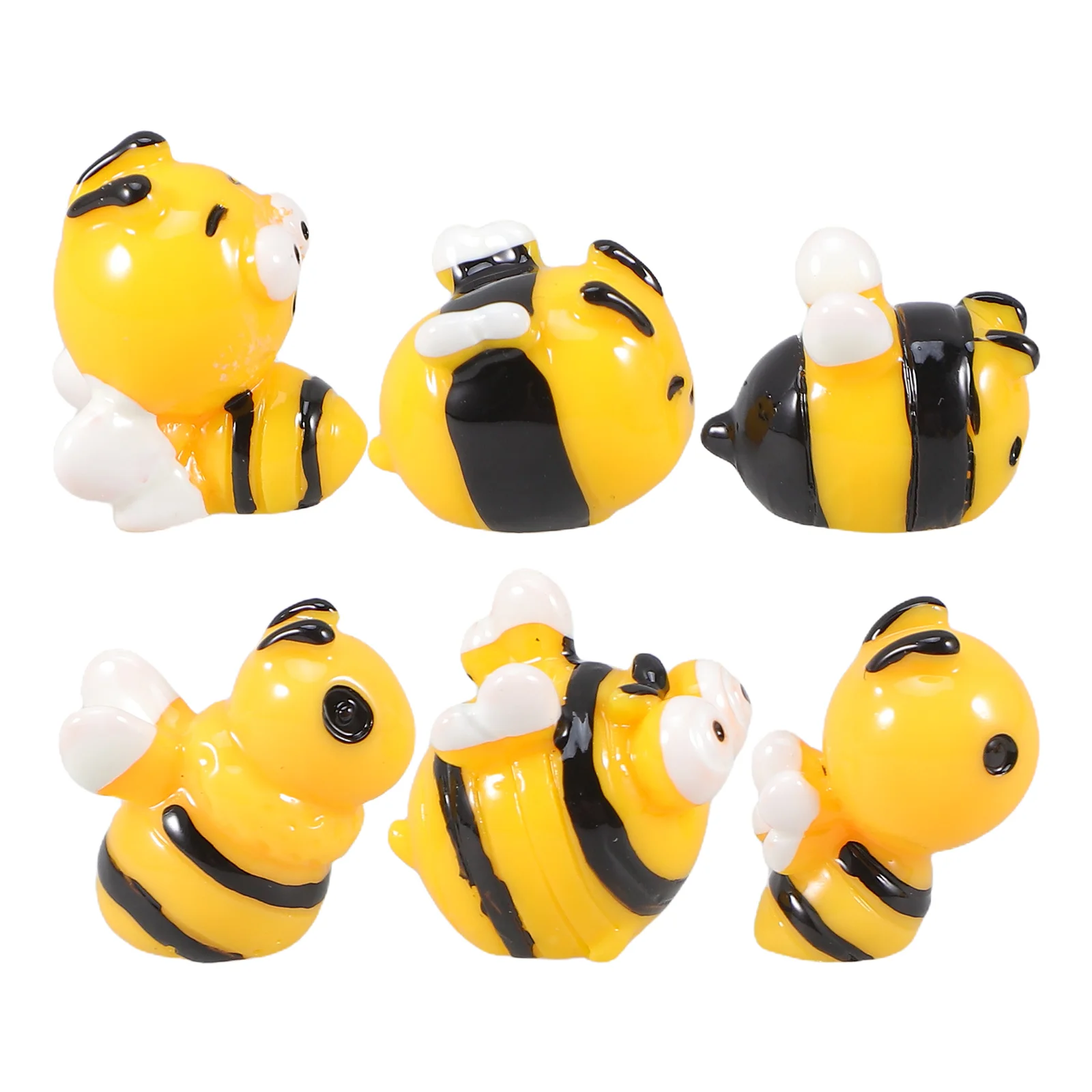 6 Pcs Micro Landscape Gardening Bee-themed Crafts Small Bees Ornaments Decorations Fairy Accessories Insect Tiny Dollhouse
6 Pcs Micro Landscape Gardening Bee-themed Crafts Small Bees Ornaments Decorations Fairy Accessories Insect Tiny Dollhouse