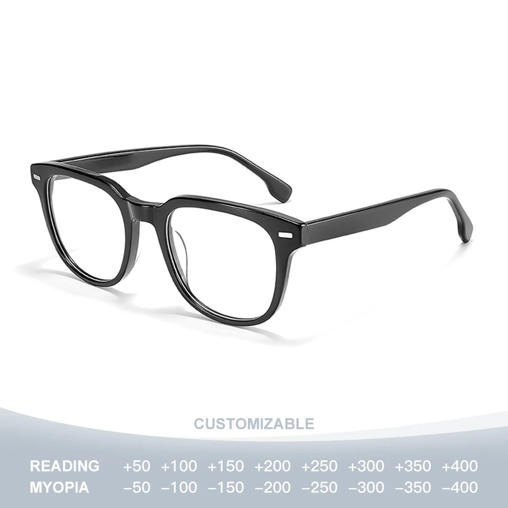 Stylish Square Prescription Glasses for Men And Women Anti Blue Light Photochromic Acetate Optical Eyeglasses Lunette Myopia
Stylish Square Prescription Glasses for Men And Women Anti Blue Light Photochromic Acetate Optical Eyeglasses Lunette Myopia