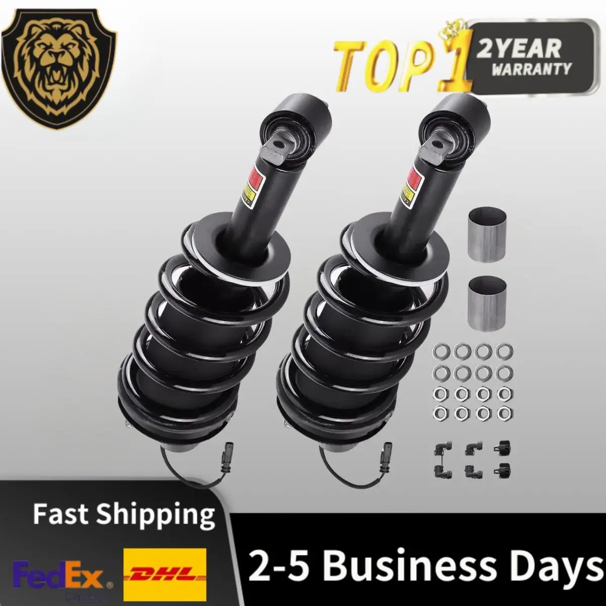 2X Fit 2015-2020 GMC Yukon Tahoe Suburban Front Shock Struts Assembly w/Magnetic GM 84176631 GM 84061228 GM 84977478
2X Fit 2015-2020 GMC Yukon Tahoe Suburban Front Shock Struts Assembly w/Magnetic GM 84176631 GM 84061228 GM 84977478