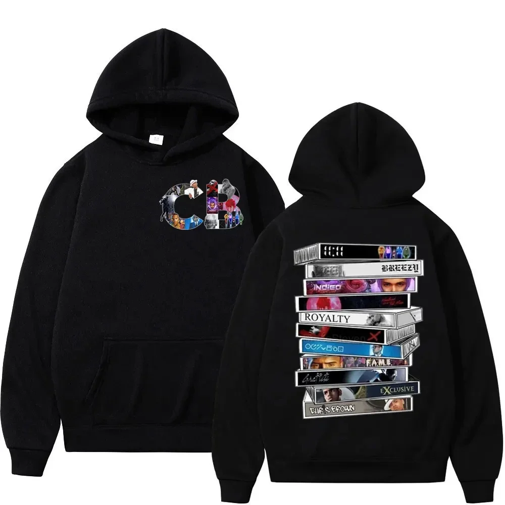 Rapper Chris Brown Albums Disks Double Sided Graphic Hoodie Harajuku Hip Hop Hooded Sweatshirts Unisex Fashion Casual Pullovers
Rapper Chris Brown Albums Disks Double Sided Graphic Hoodie Harajuku Hip Hop Hooded Sweatshirts Unisex Fashion Casual Pullovers
